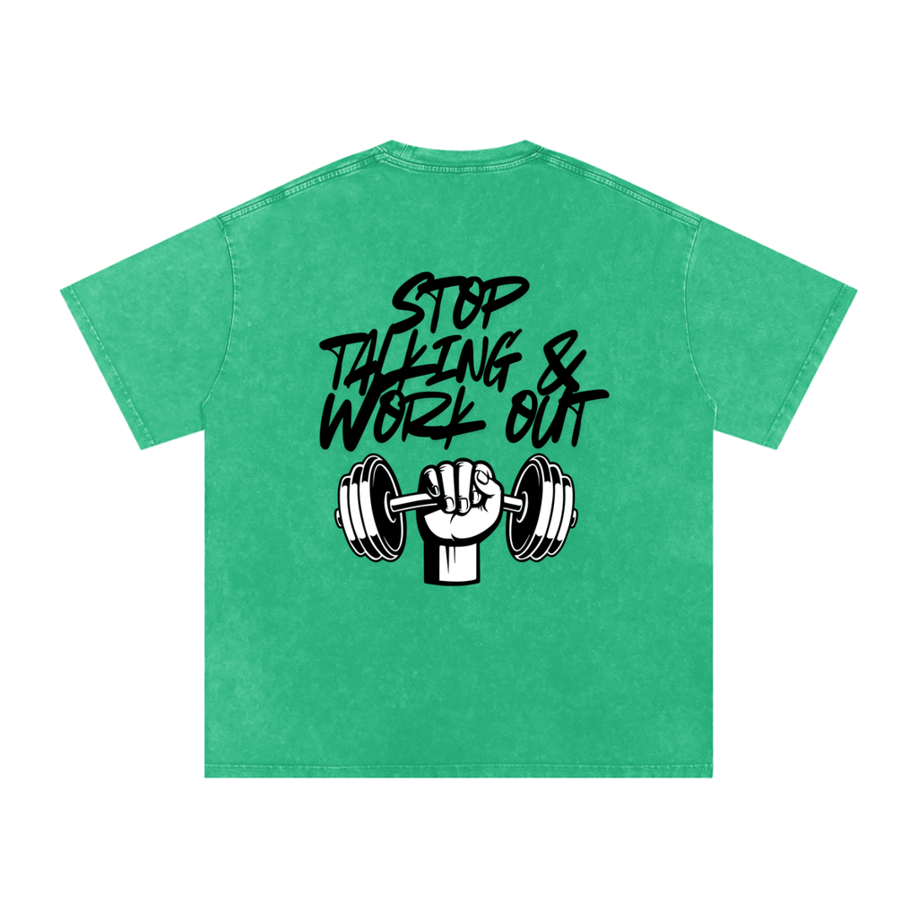 Stop talking & work out